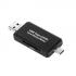 SD Card Reader USB Type-C 3 in 1 USB 2.0 { micro sd / sd card reader }